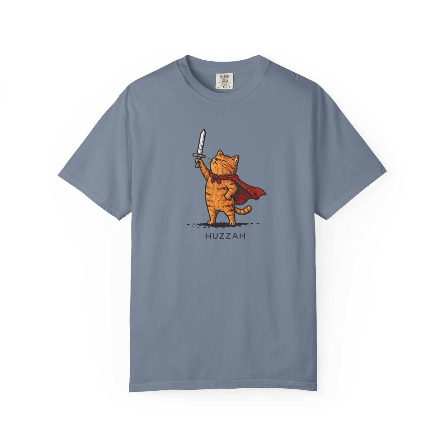 Huzzah Orange Cat T-Shirt