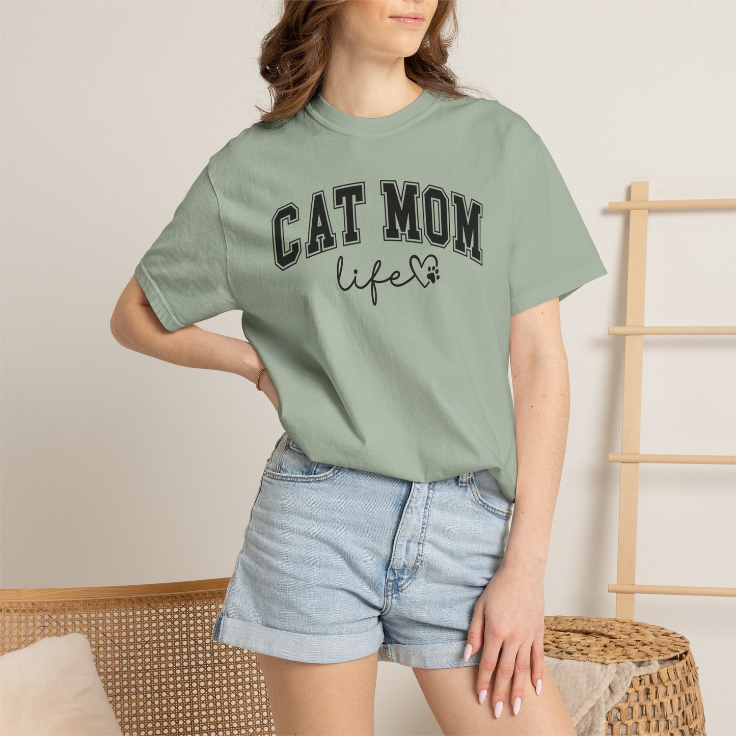 Cat Mom Life Cat T-Shirt
