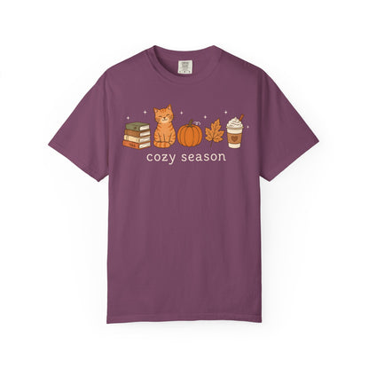Cozy Season Orange Cat T-Shirt