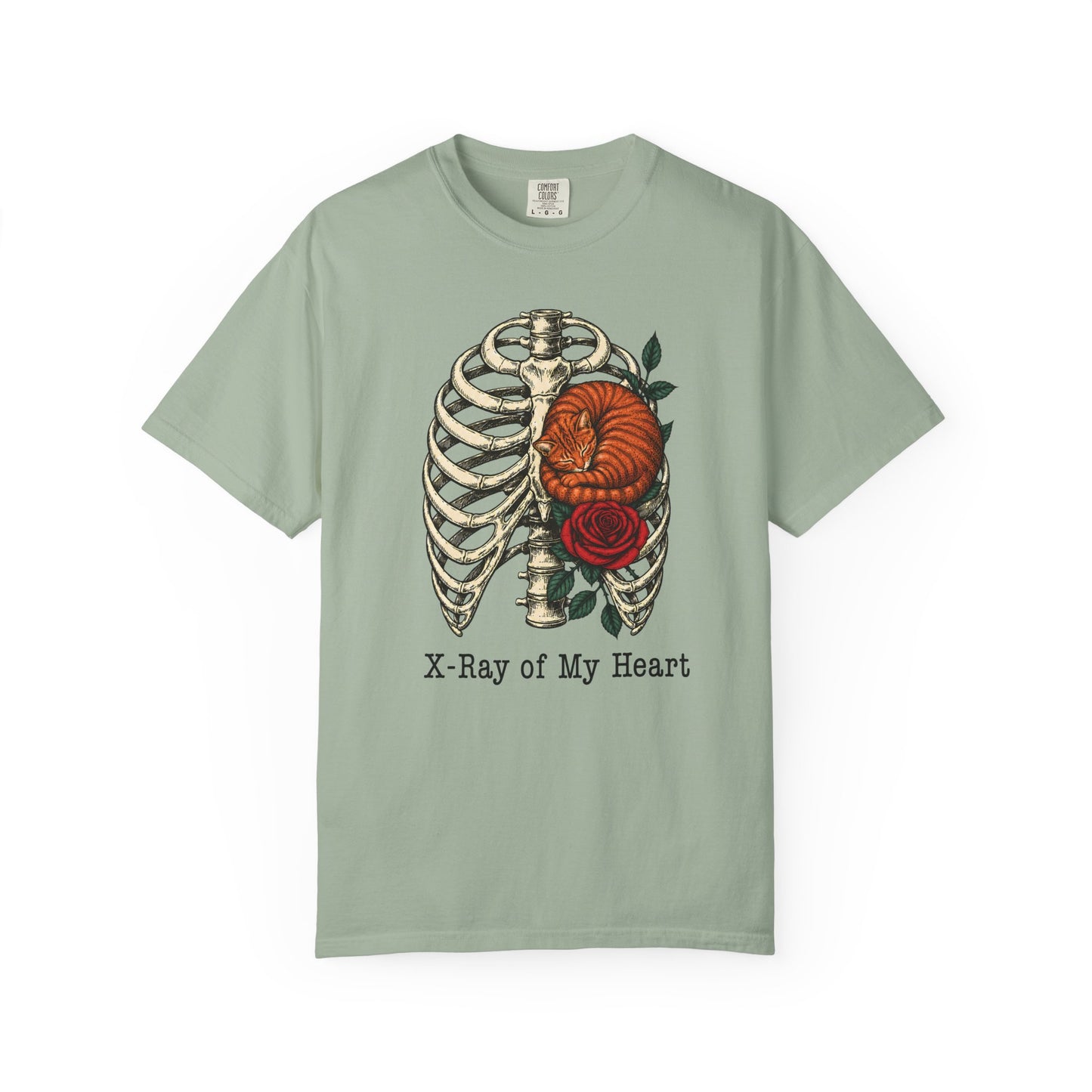 X-Ray of My Heart Cat T-Shirt