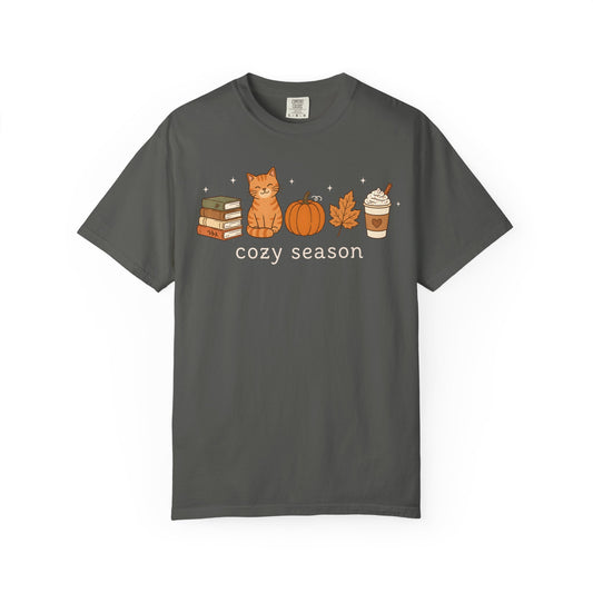 Cozy Season Orange Cat T-Shirt