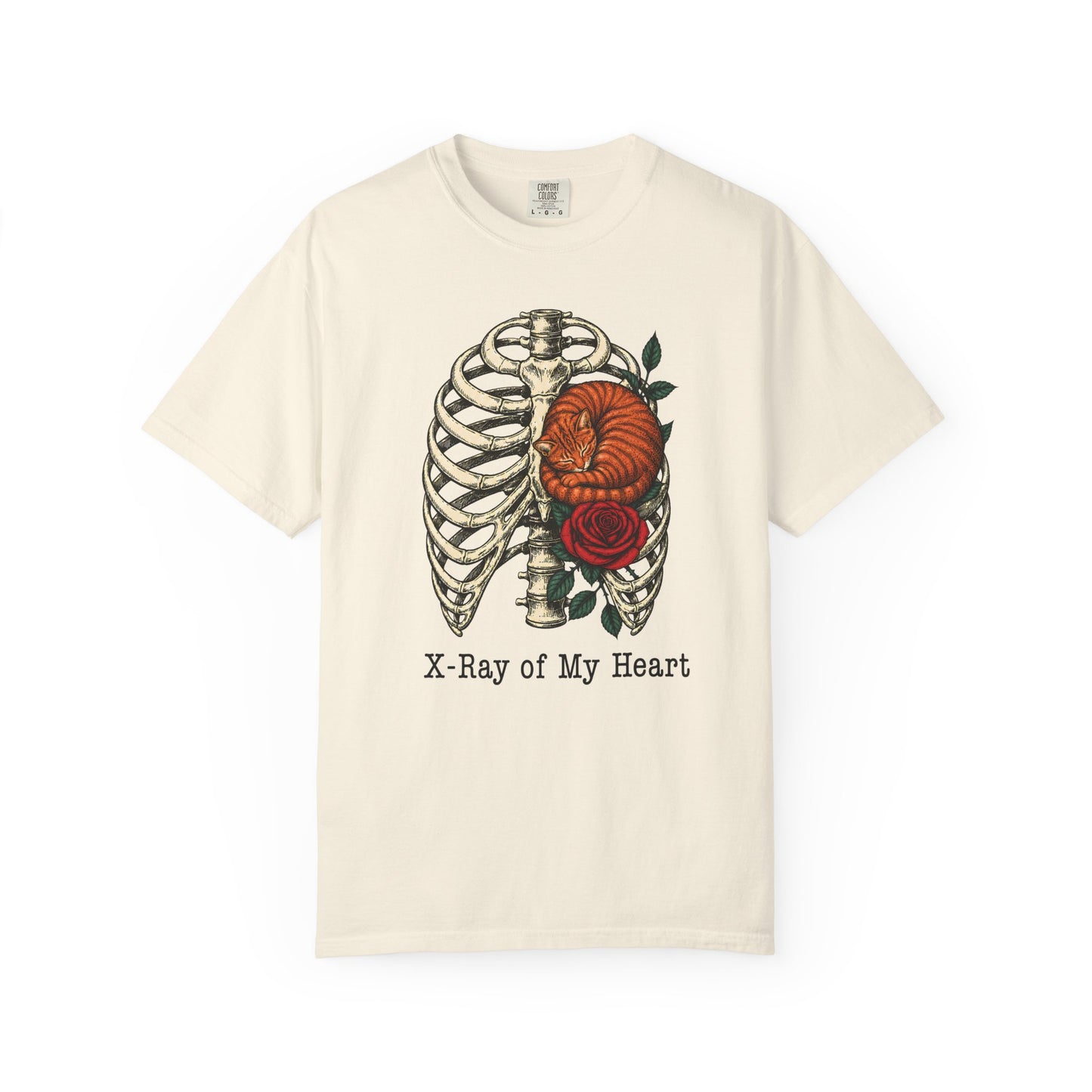 X-Ray of My Heart Cat T-Shirt