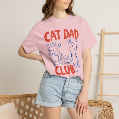 Cat Dad Club T-Shirt