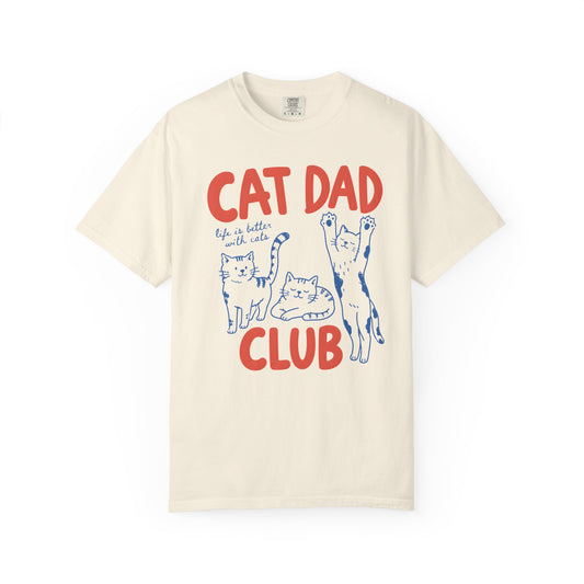 Cat Dad Club T-Shirt