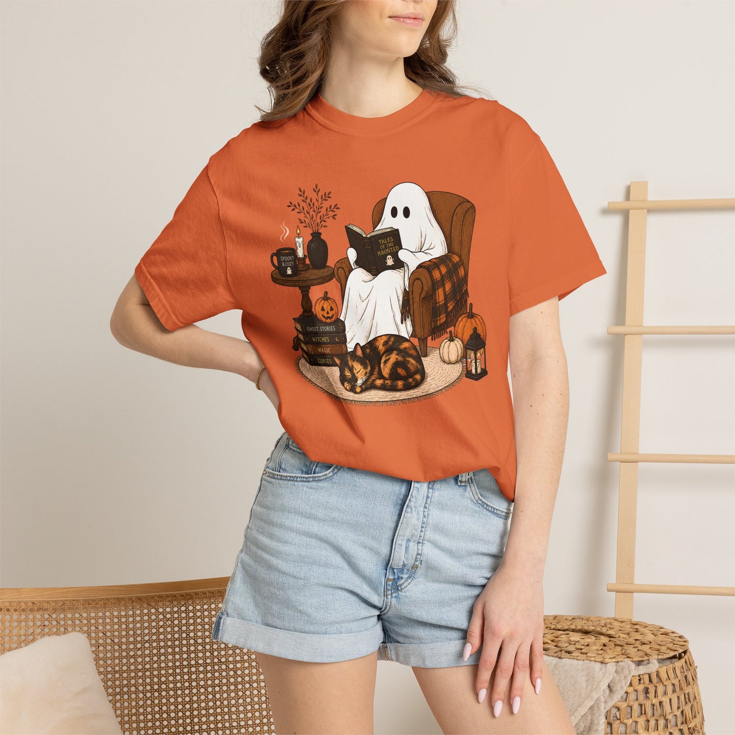 Ghost and Tortie Cat T-Shirt