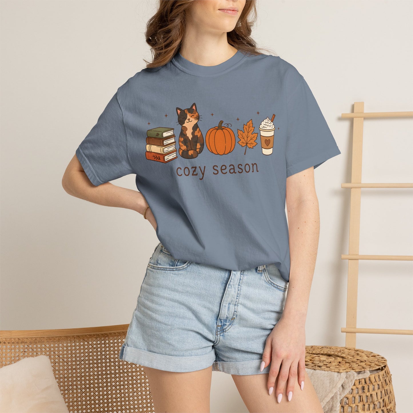 Cozy Season Tortie Cat T-Shirt