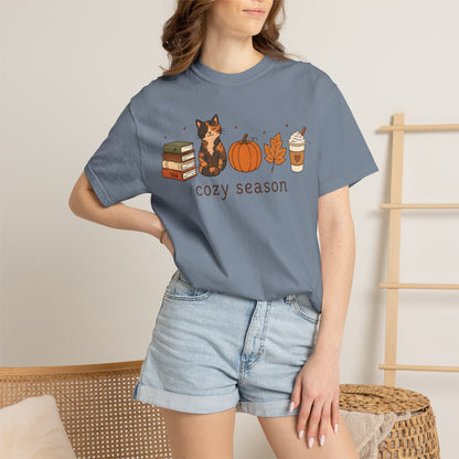 Cozy Season Tortie Cat T-Shirt