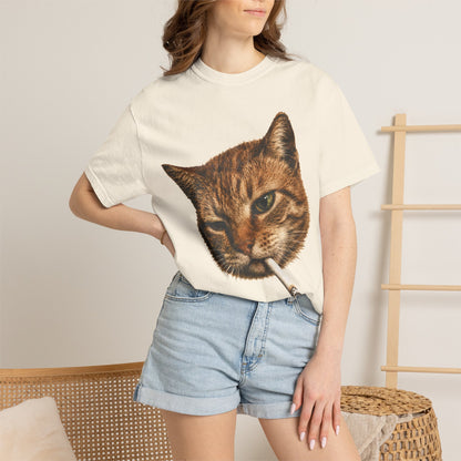 Smoking Cat T-Shirt