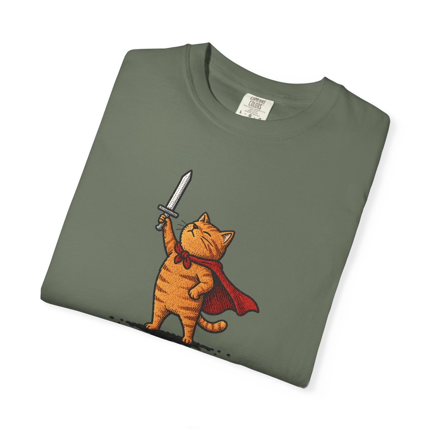 Huzzah Orange Cat T-Shirt