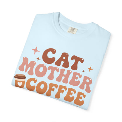 Cat Mother Coffee Lover Cat T-Shirt
