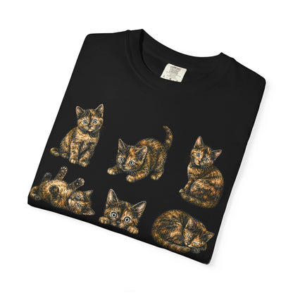 Funny Tortie Positions Cat T-Shirt