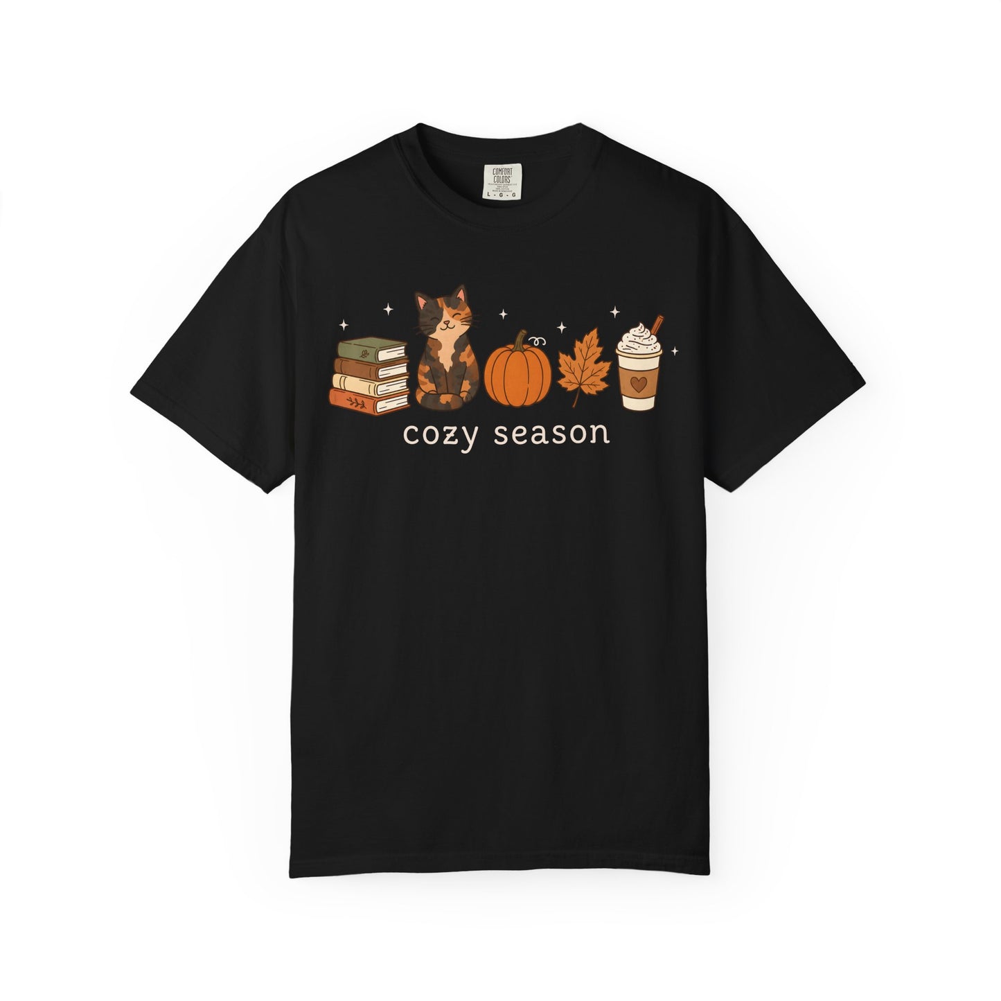 Cozy Season Tortie Cat T-Shirt