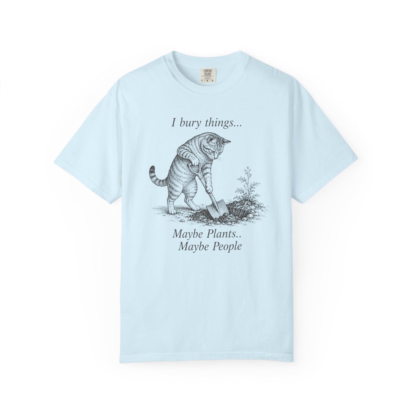 I Bury Things Cat T-Shirt