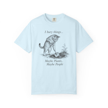 I Bury Things Cat T-Shirt