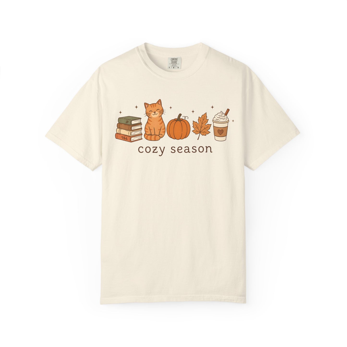 Cozy Season Orange Cat T-Shirt