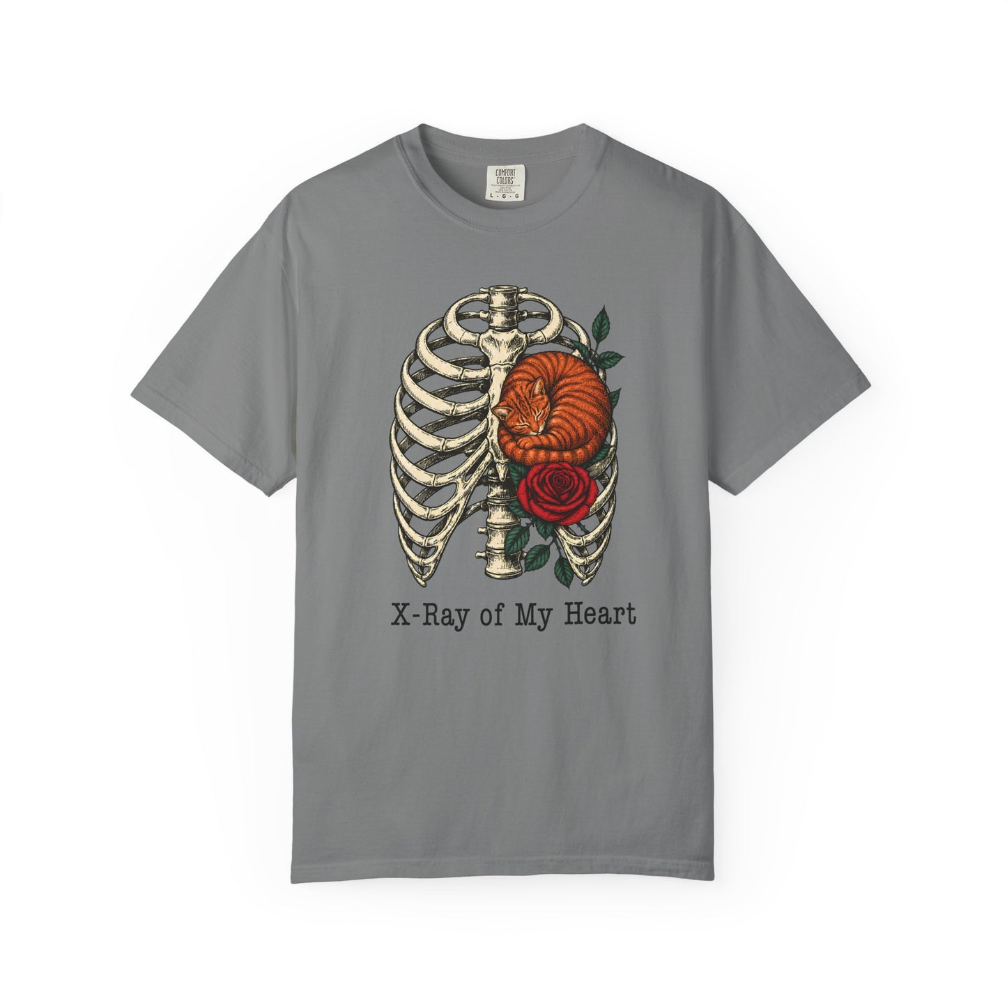 X-Ray of My Heart Cat T-Shirt