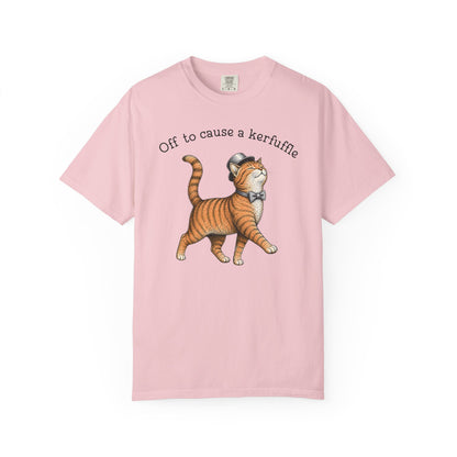 Off to cause a kerfuffle Cat T-Shirt