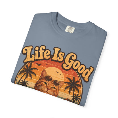 Life Is Good Cat T-Shirt