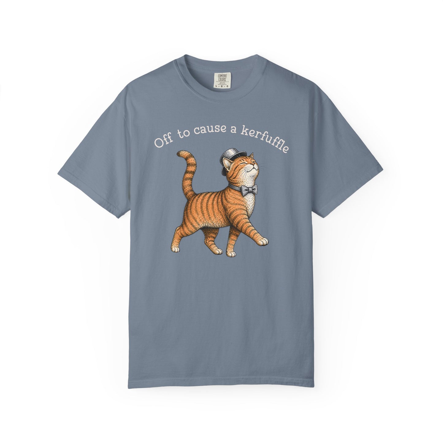Off to cause a kerfuffle Cat T-Shirt