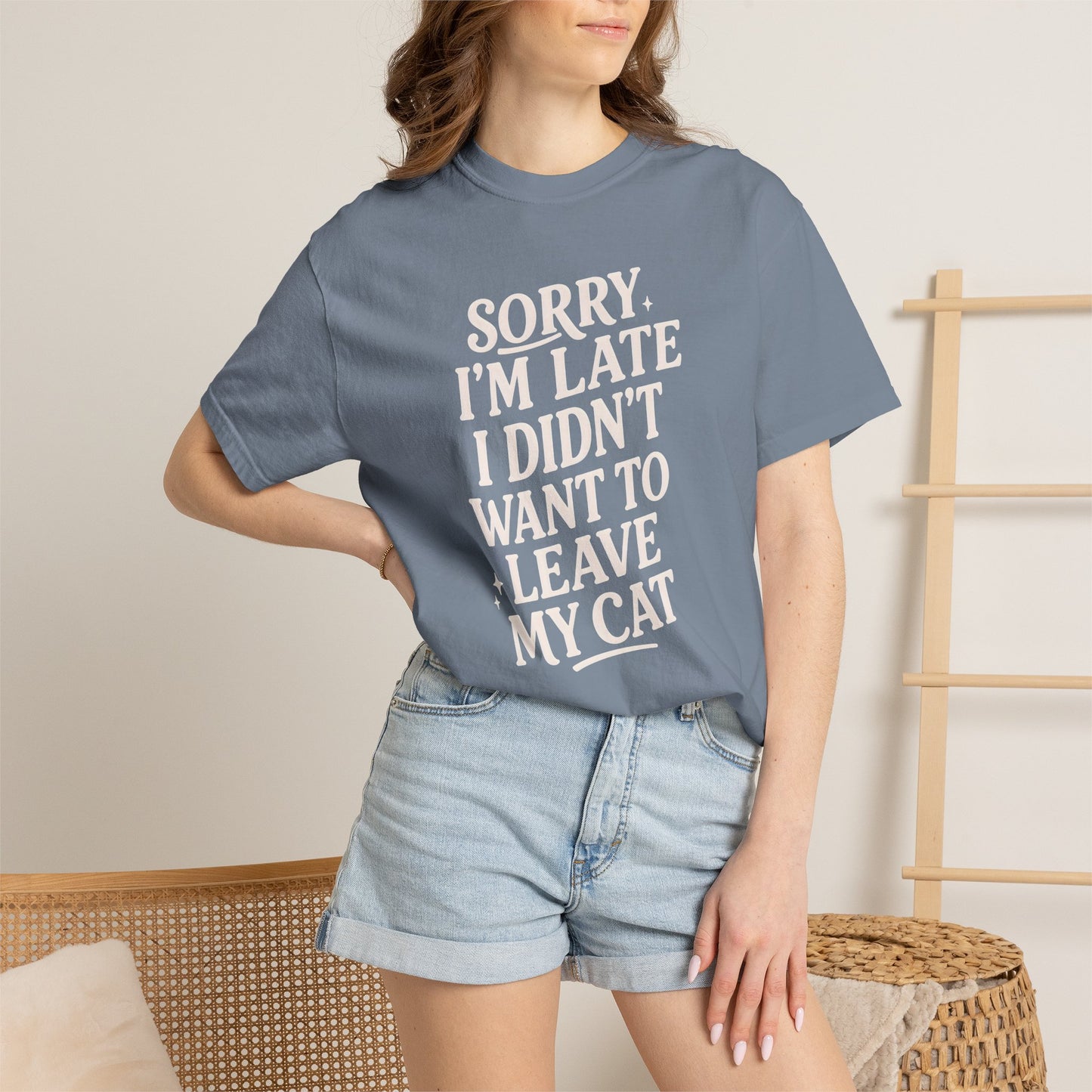 Sorry I’m Late Cat T-Shirt