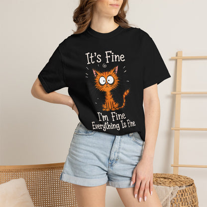 It’s Fine Orange Cat T-Shirt