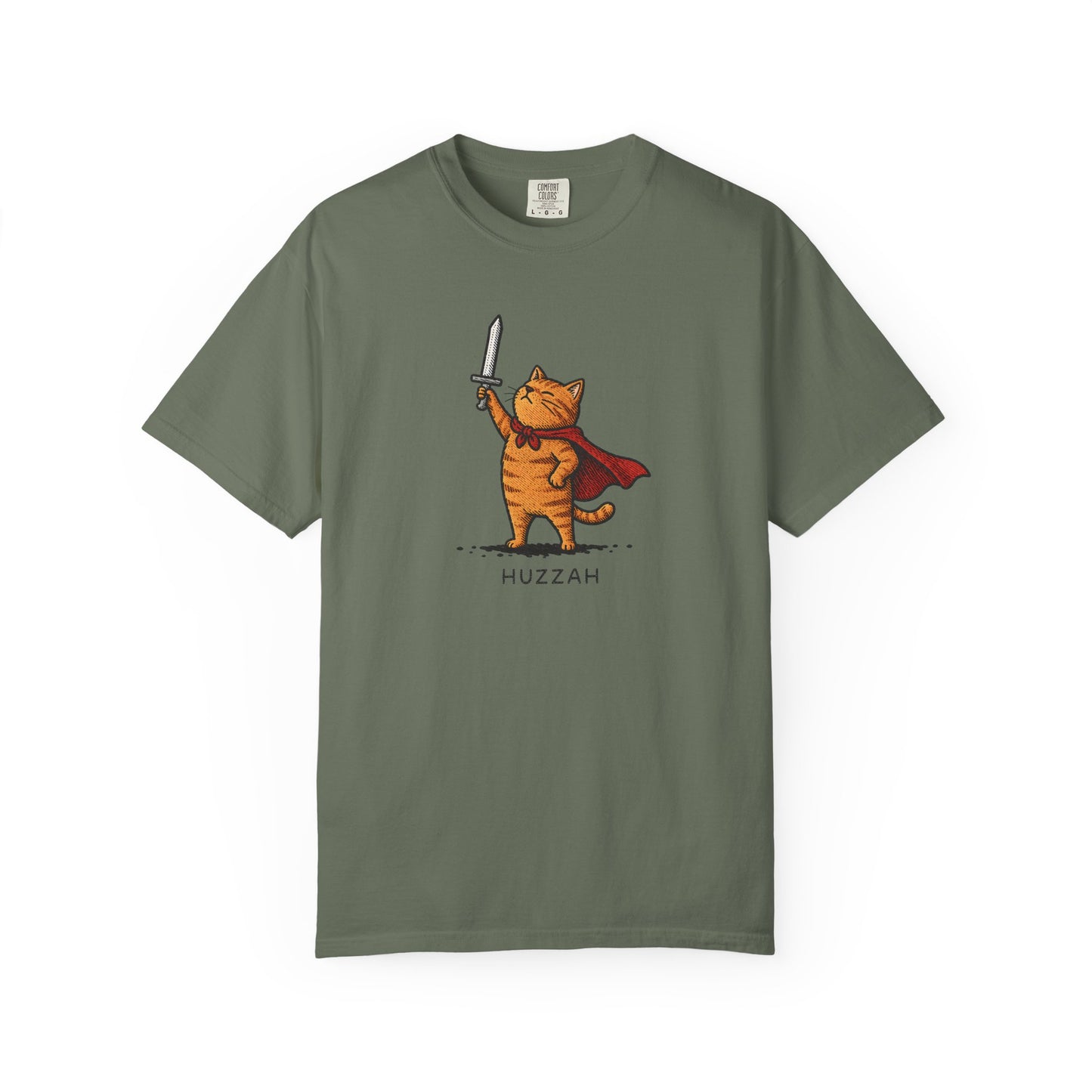 Huzzah Orange Cat T-Shirt