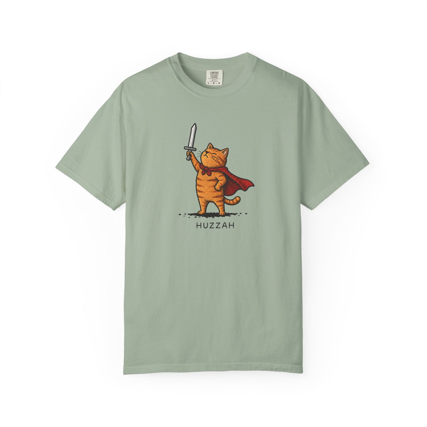 Huzzah Orange Cat T-Shirt