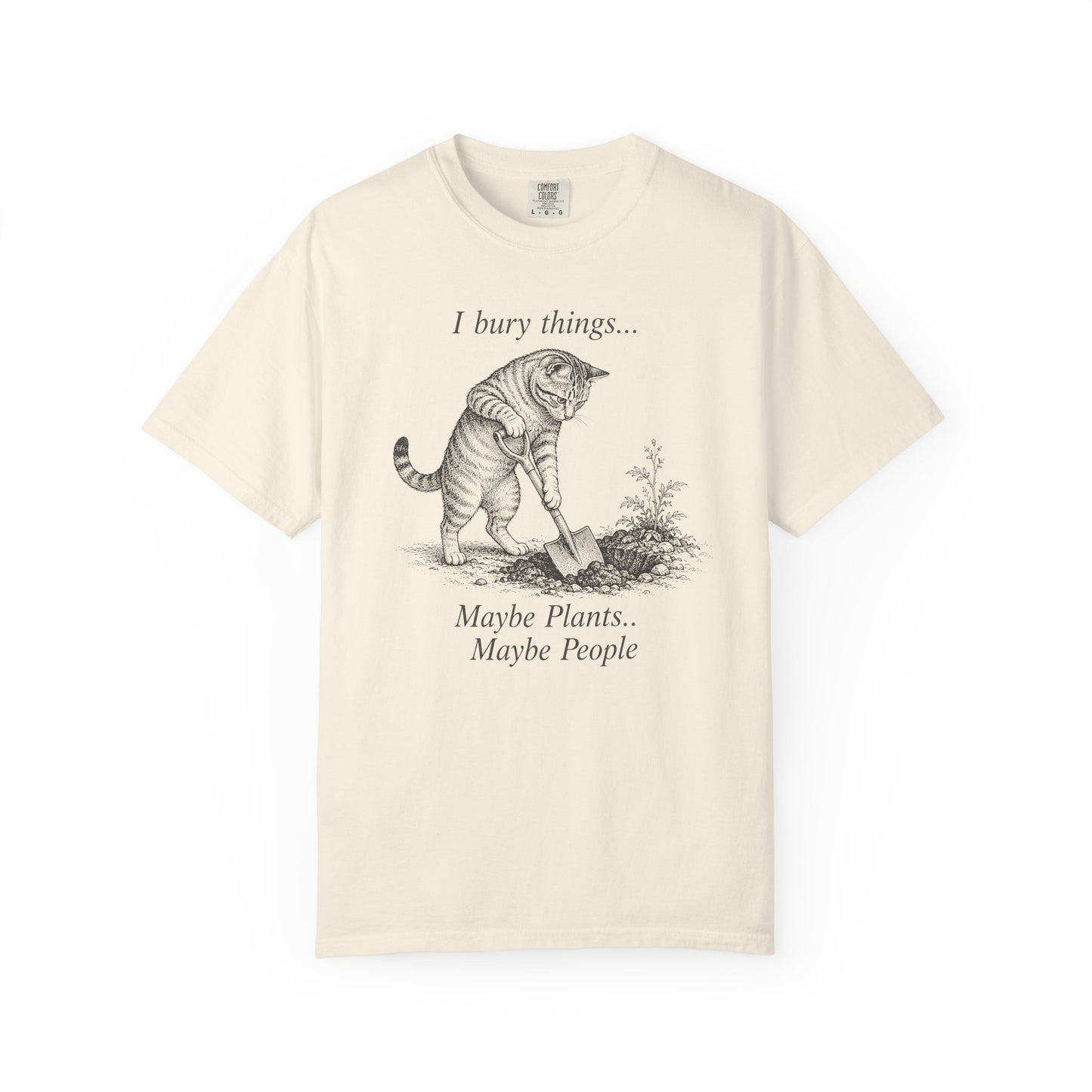 I Bury Things Cat T-Shirt