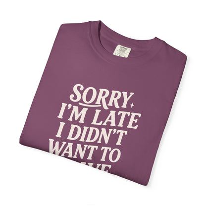 Sorry I’m Late Cat T-Shirt