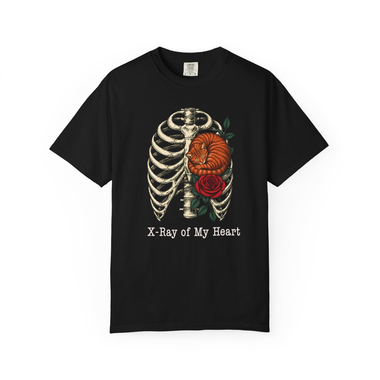 X-Ray of My Heart Cat T-Shirt