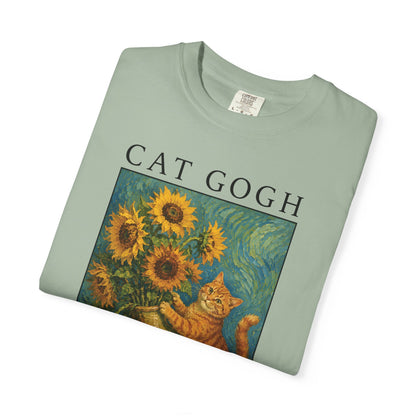 Sunflower Mischief Cat T-Shirt