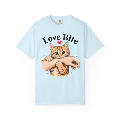 Love Bite Orange Cat T-Shirt