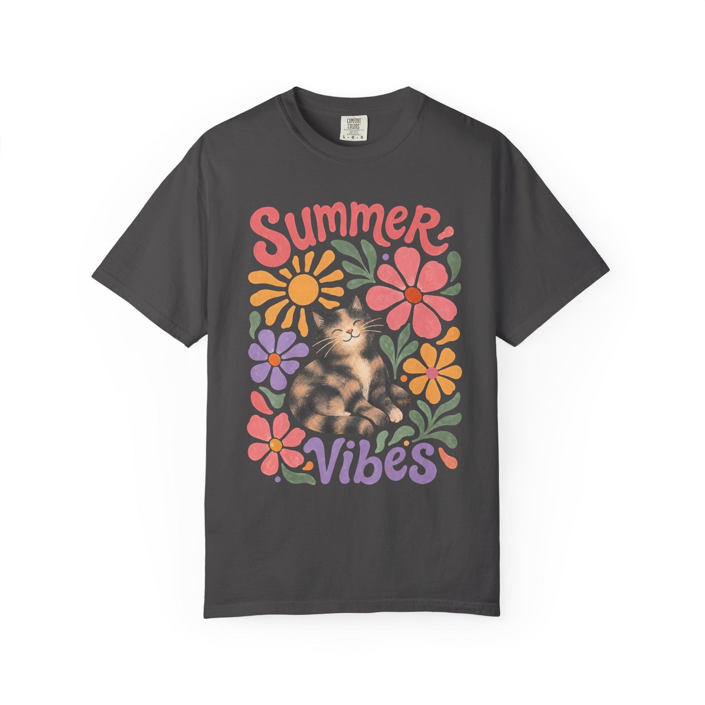 Summer Tortie Cat T-Shirt