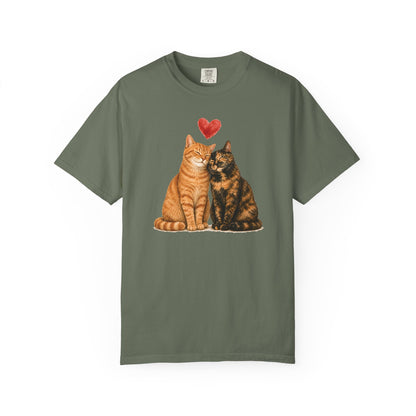 Orange & Tortie Cat T-Shirt