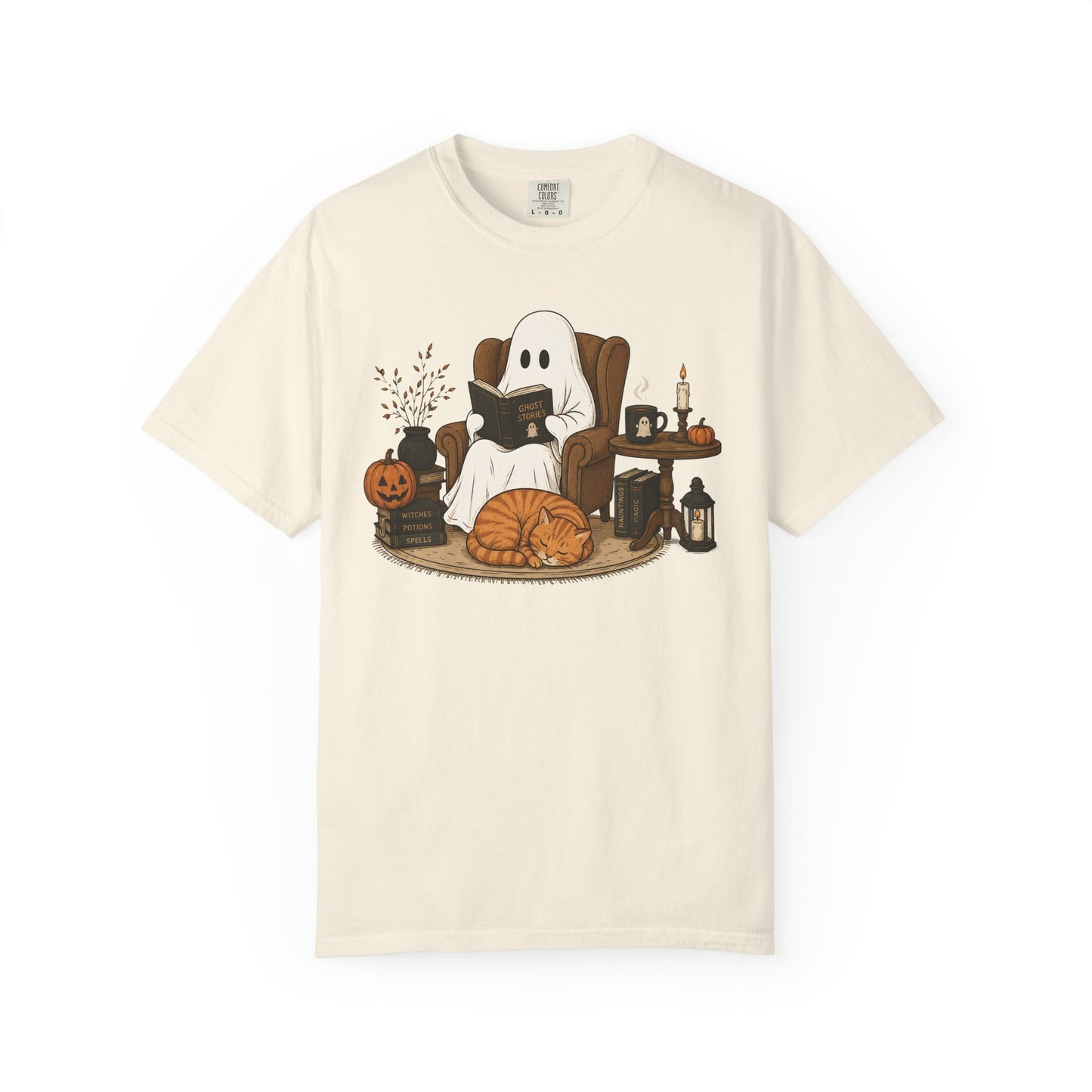 Cozy Ghost Cat T-Shirt