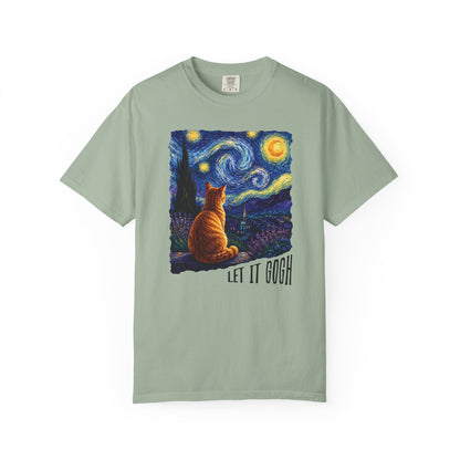 Let It Gogh Orange Cat T-Shirt