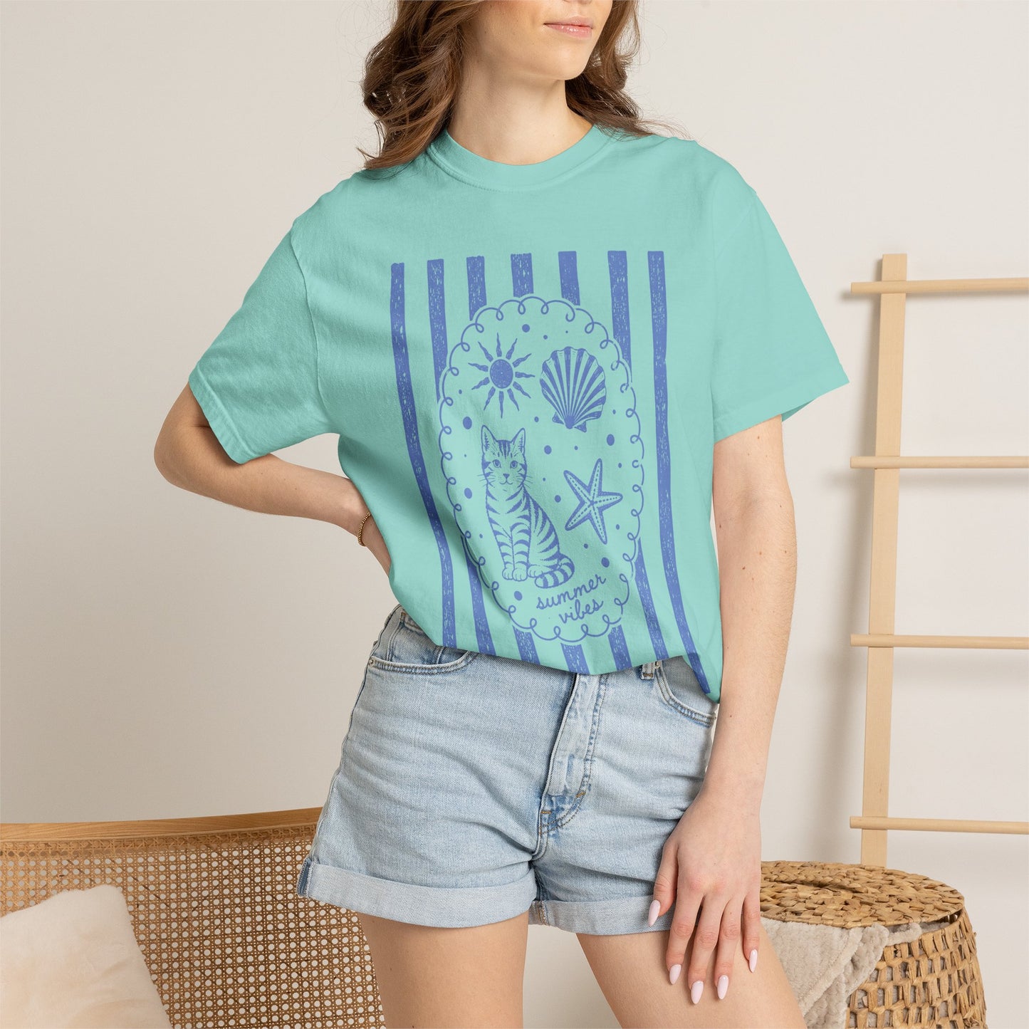 Summer Vibes Cat T-Shirt