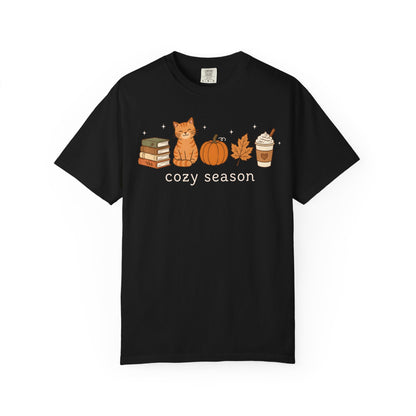 Cozy Season Orange Cat T-Shirt