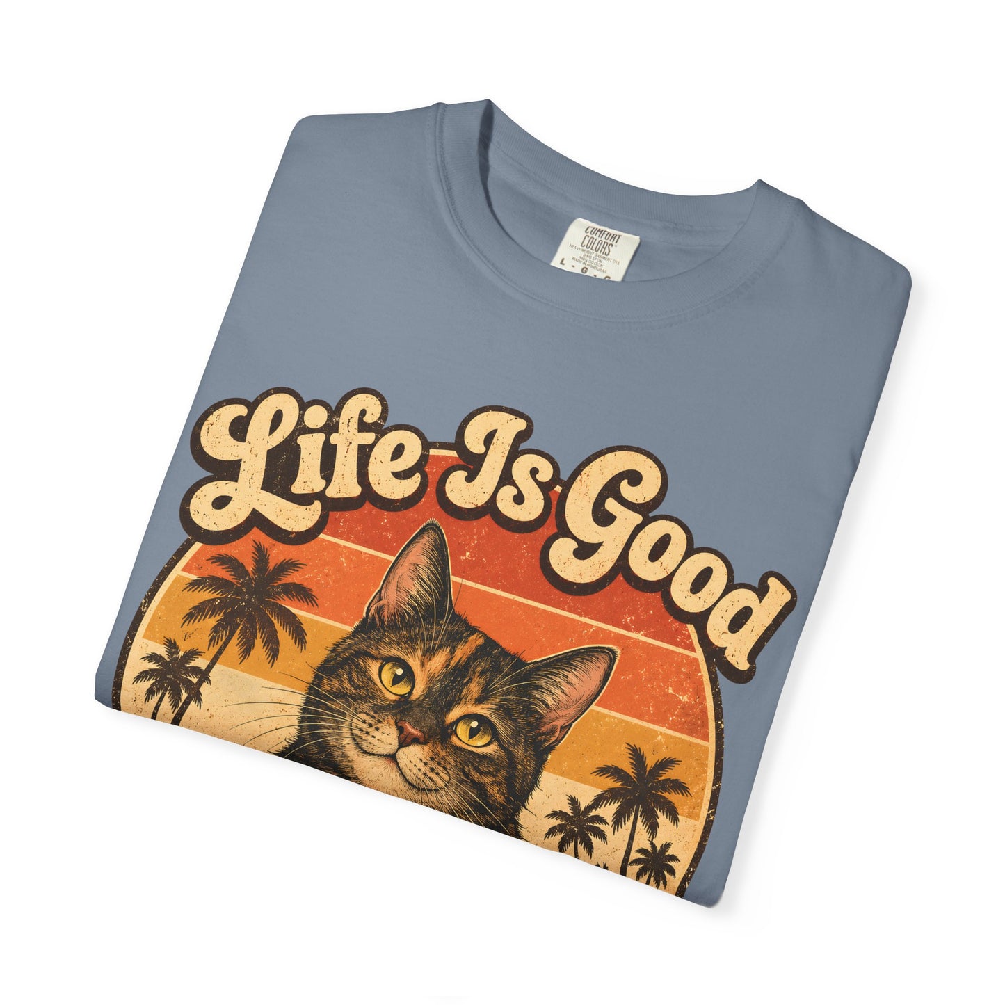 Life Is Good Tortie Cat T-Shirt