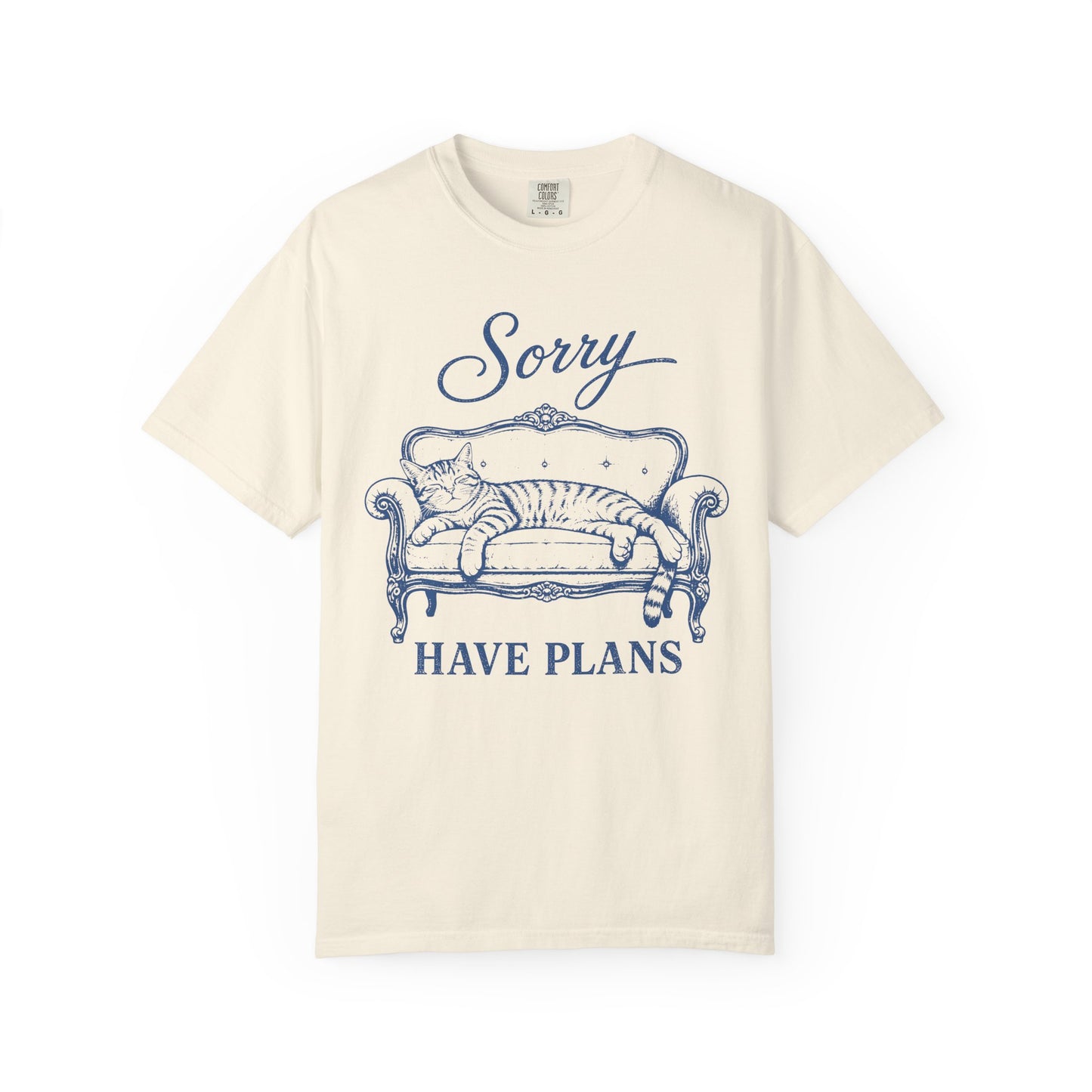 Sorry Have Plans Cat T-Shirt