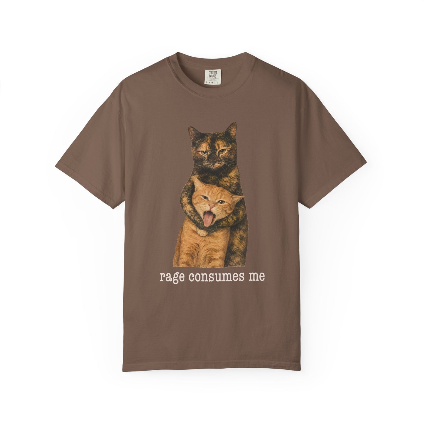 Rage Consumes Me Tortie Cat T-Shirt