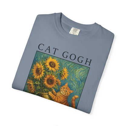 Sunflower Mischief Cat T-Shirt