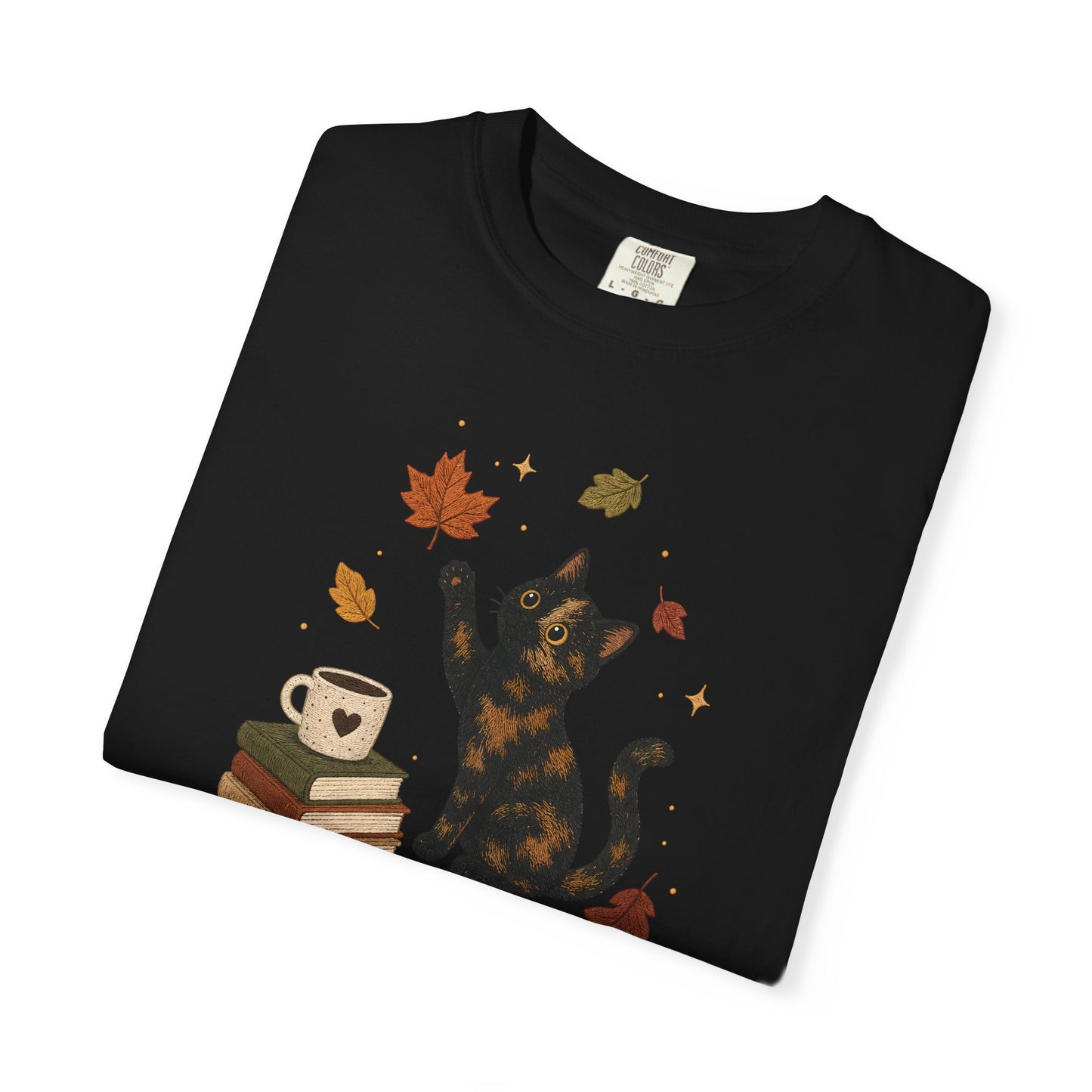 Cozy Fall Tortie Cat T-Shirt