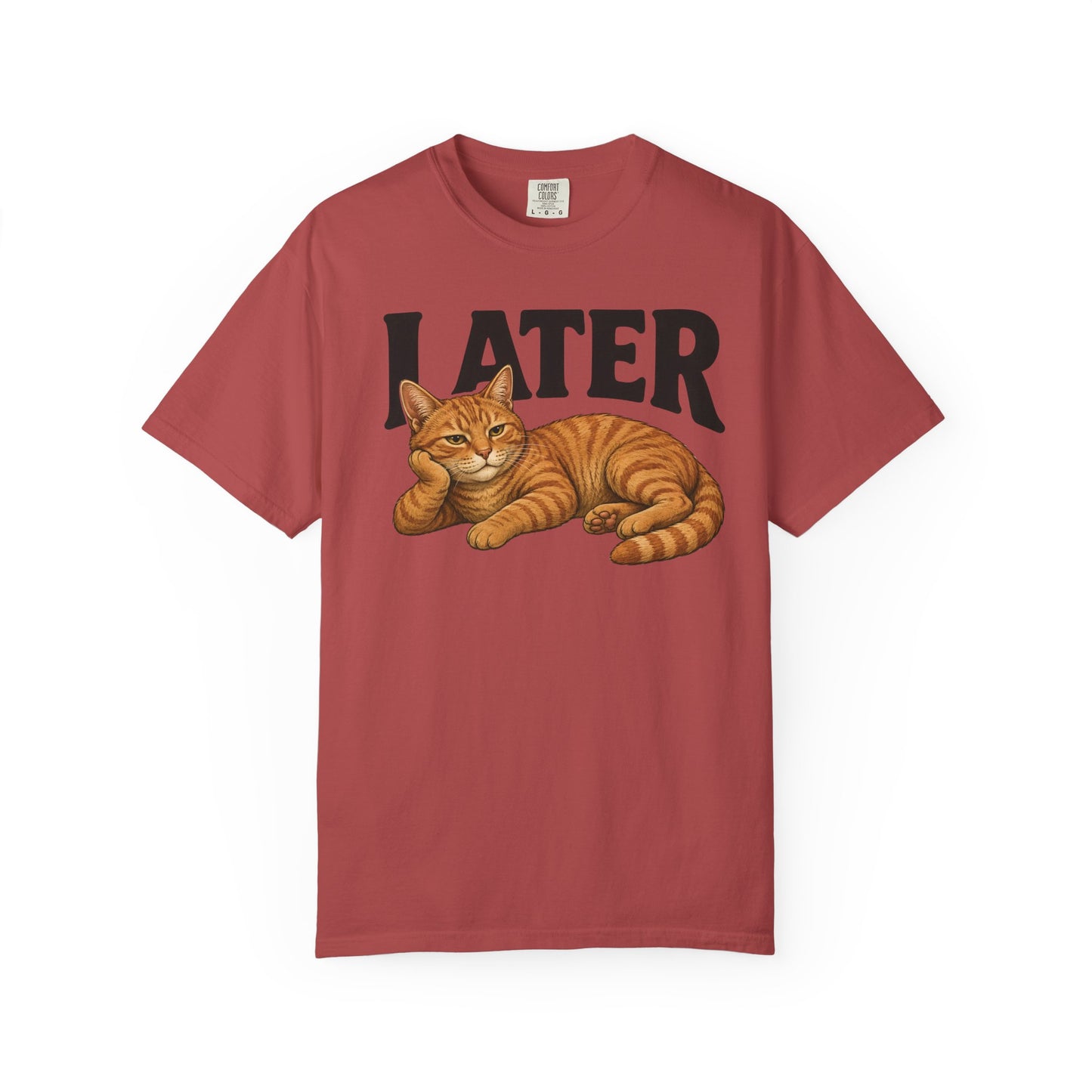 Later Orange Cat T-Shirt