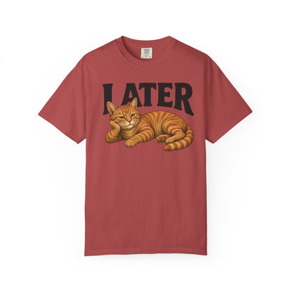 Later Orange Cat T-Shirt