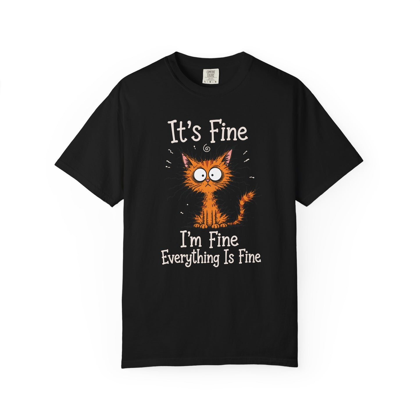 It’s Fine Orange Cat T-Shirt