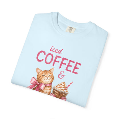 Iced Coffee & Sunshine Cat T-Shirt