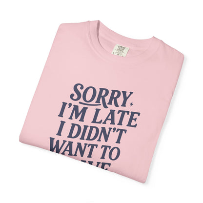 Sorry I’m Late Cat T-Shirt