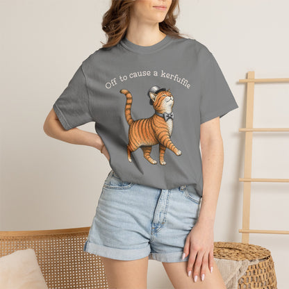 Off to cause a kerfuffle Cat T-Shirt