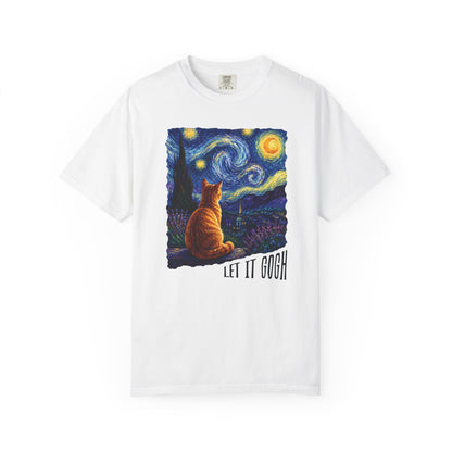 Let It Gogh Orange Cat T-Shirt